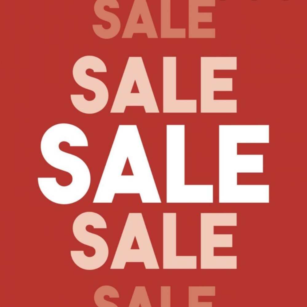 Everything is on sale